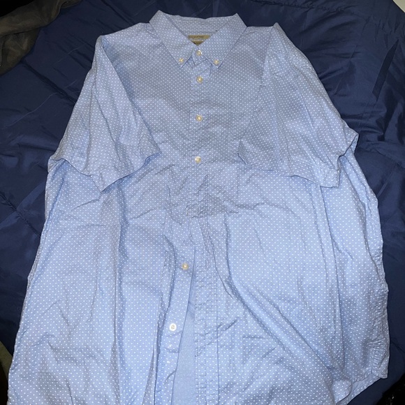 Men’s Haggar Short Sleeve Button-Up Shirt - Picture 1 of 2